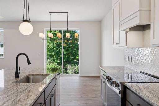 Photo is of a completed Carlton home with same selections and exterior. Some interior items may differ.