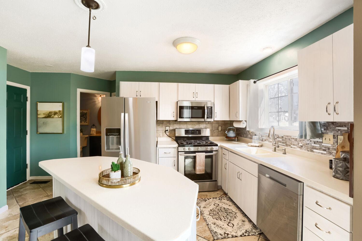 Kitchen window over sink