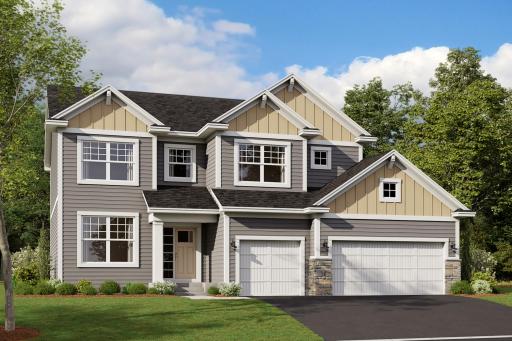 Great curb appeal with simple detail and a clean, timeless exterior that feels inviting