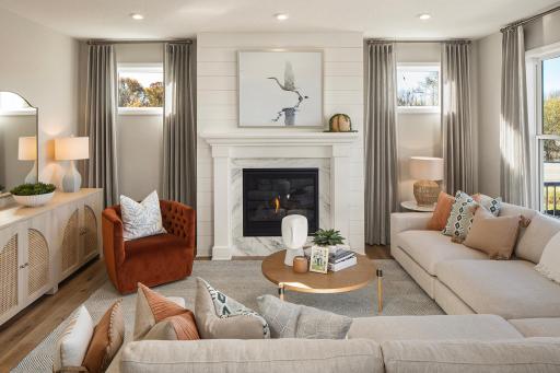 Where comfort takes over - perfect for unwinding, catching up, or doing absolutely nothing at all *photo of model home (design options may vary)