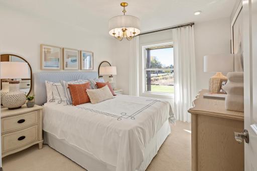 Tucked away and comfortable, this bedroom offers a peaceful setup with a layout that feels relaxed and easy to settle into *photo of model home (design options may vary)