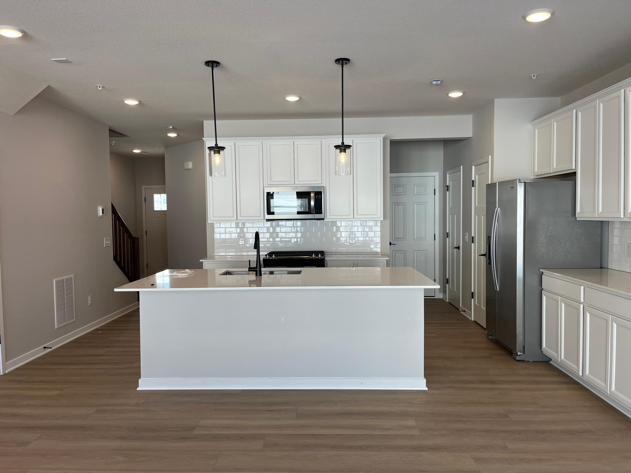 Black finishes and stunning backsplash