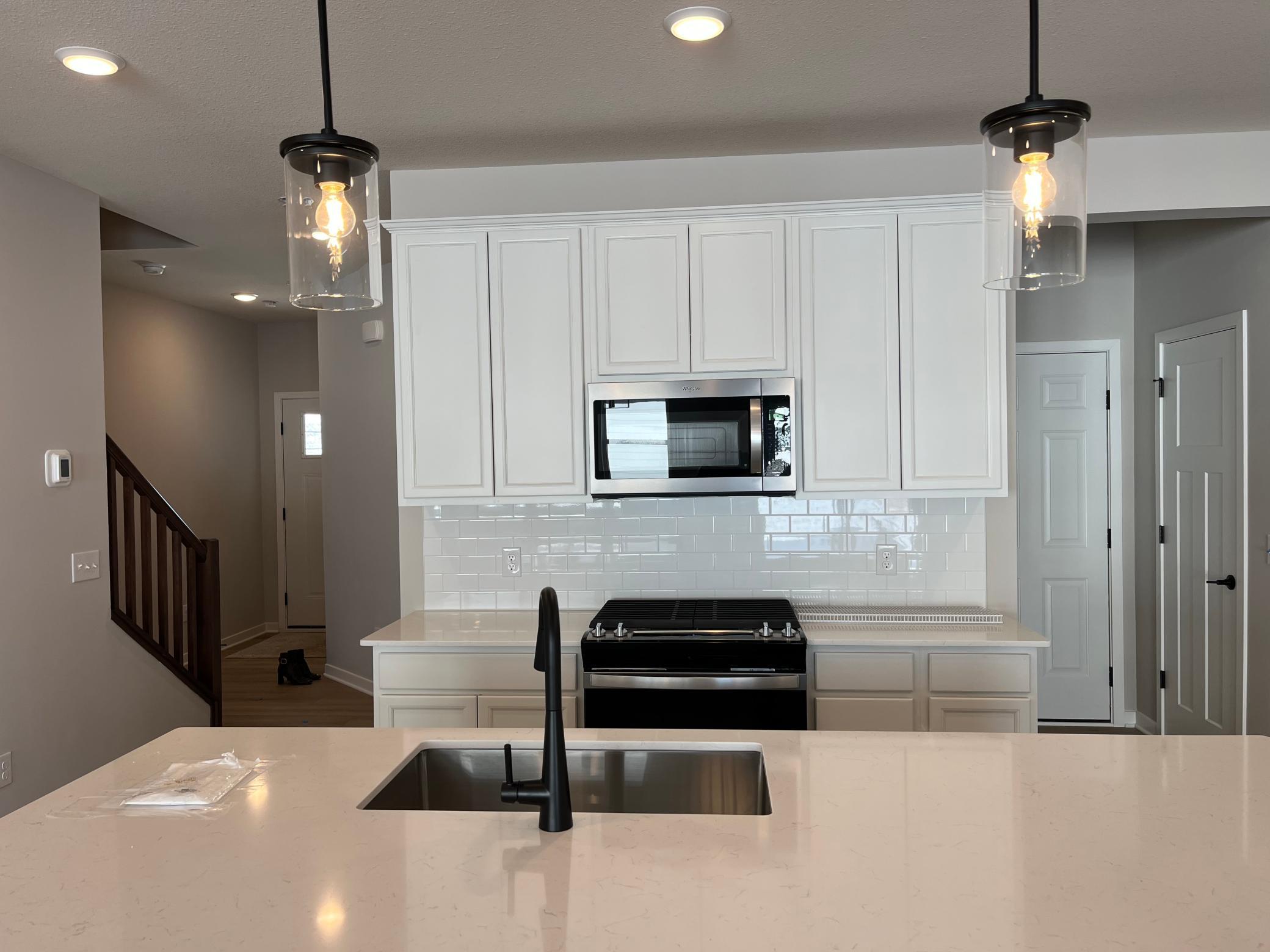 Black finishes and single bowl sink