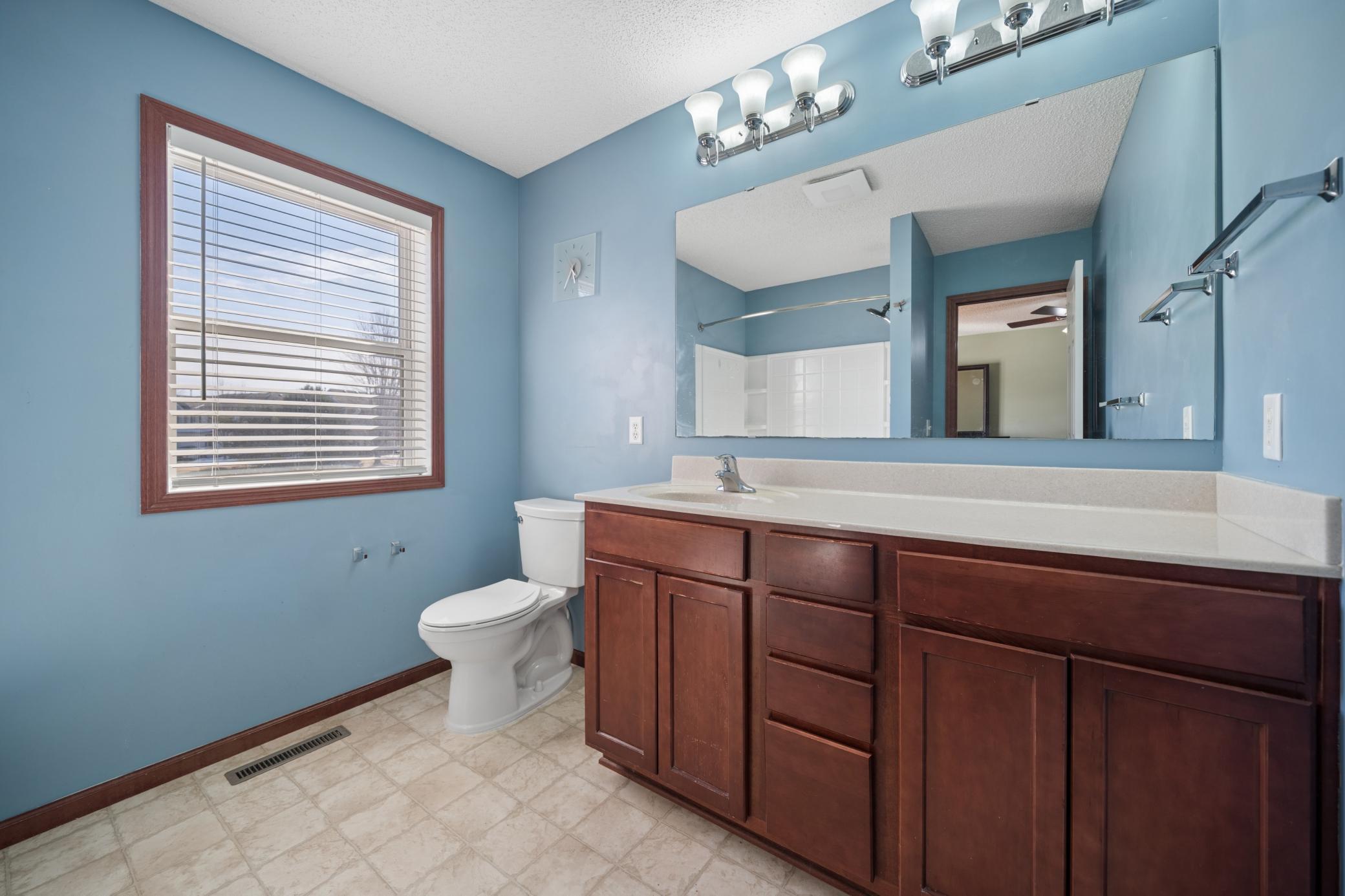 Primary bedroom's full private bathroom