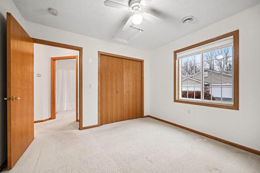 Second bedroom right next to the second full bathroom and perfect for guests