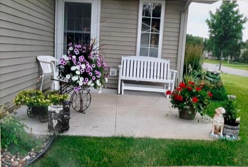 The patio is the perfect place to enjoy a summer evening *summer photo
