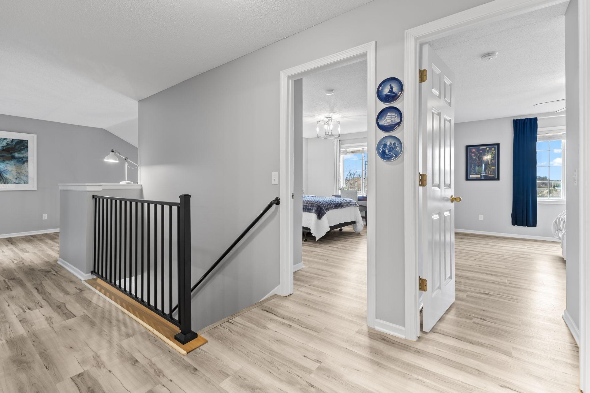 Upstairs you'll find luxury vinyl plank flooring throughout!