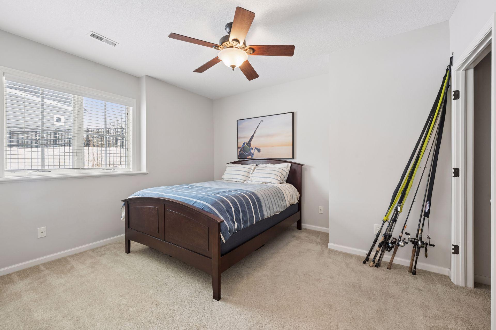 Bedroom on lower level