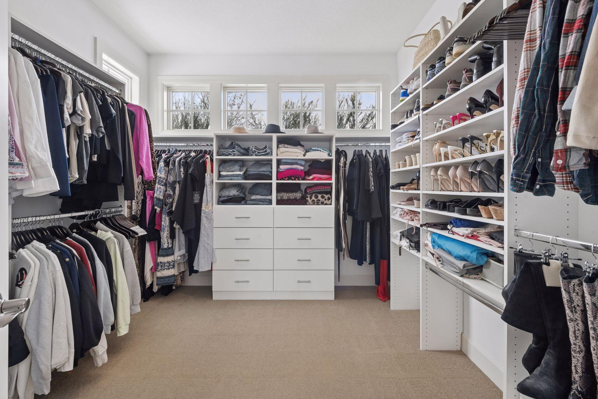 Large primary closet