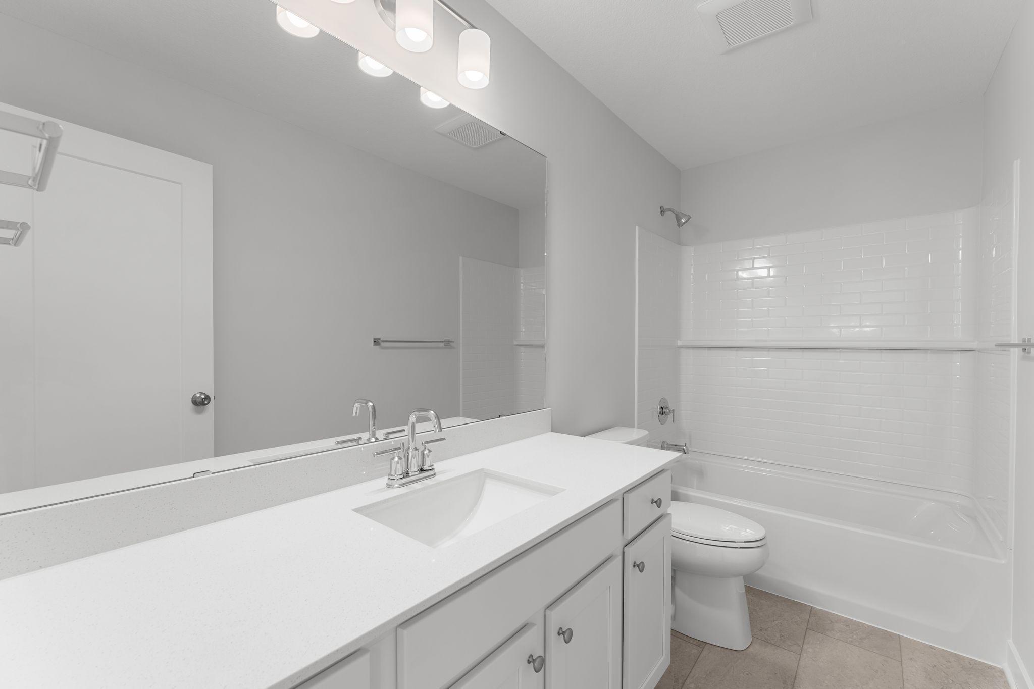Secondary Bathroom - Upper Level
