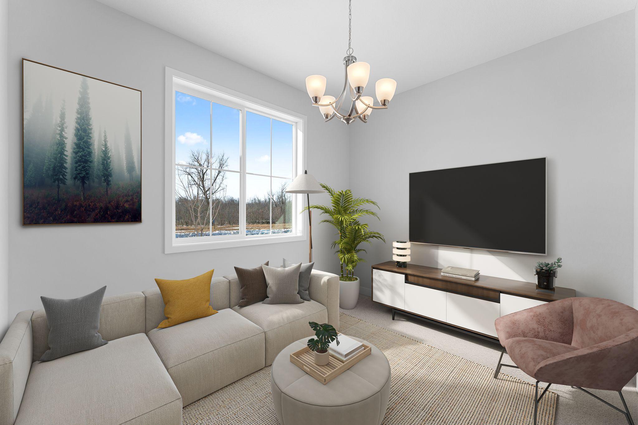 Den (Virtually Staged)