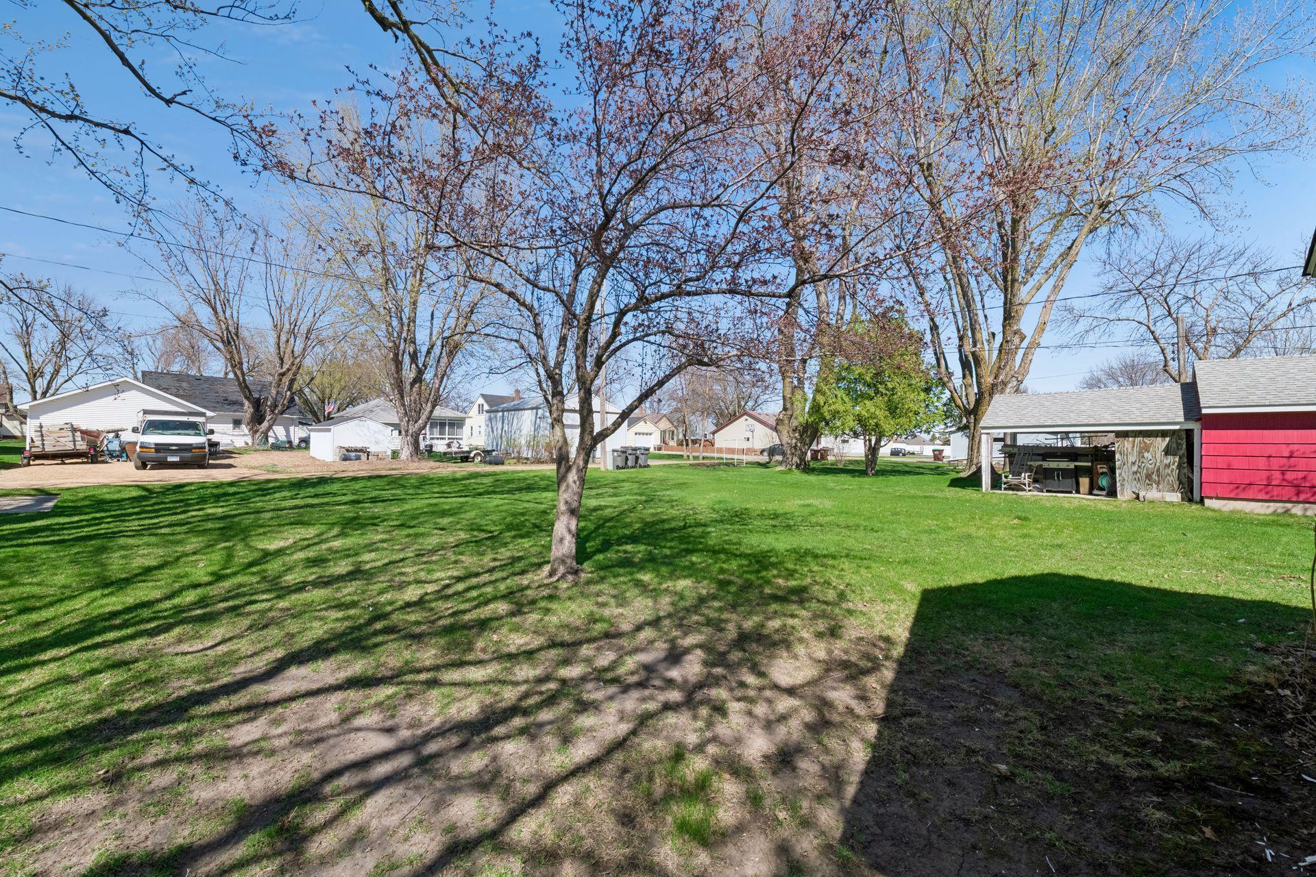 Large backyard- limited photos due to the exterior being painted, but there is a ton outdoor space to enjoy.