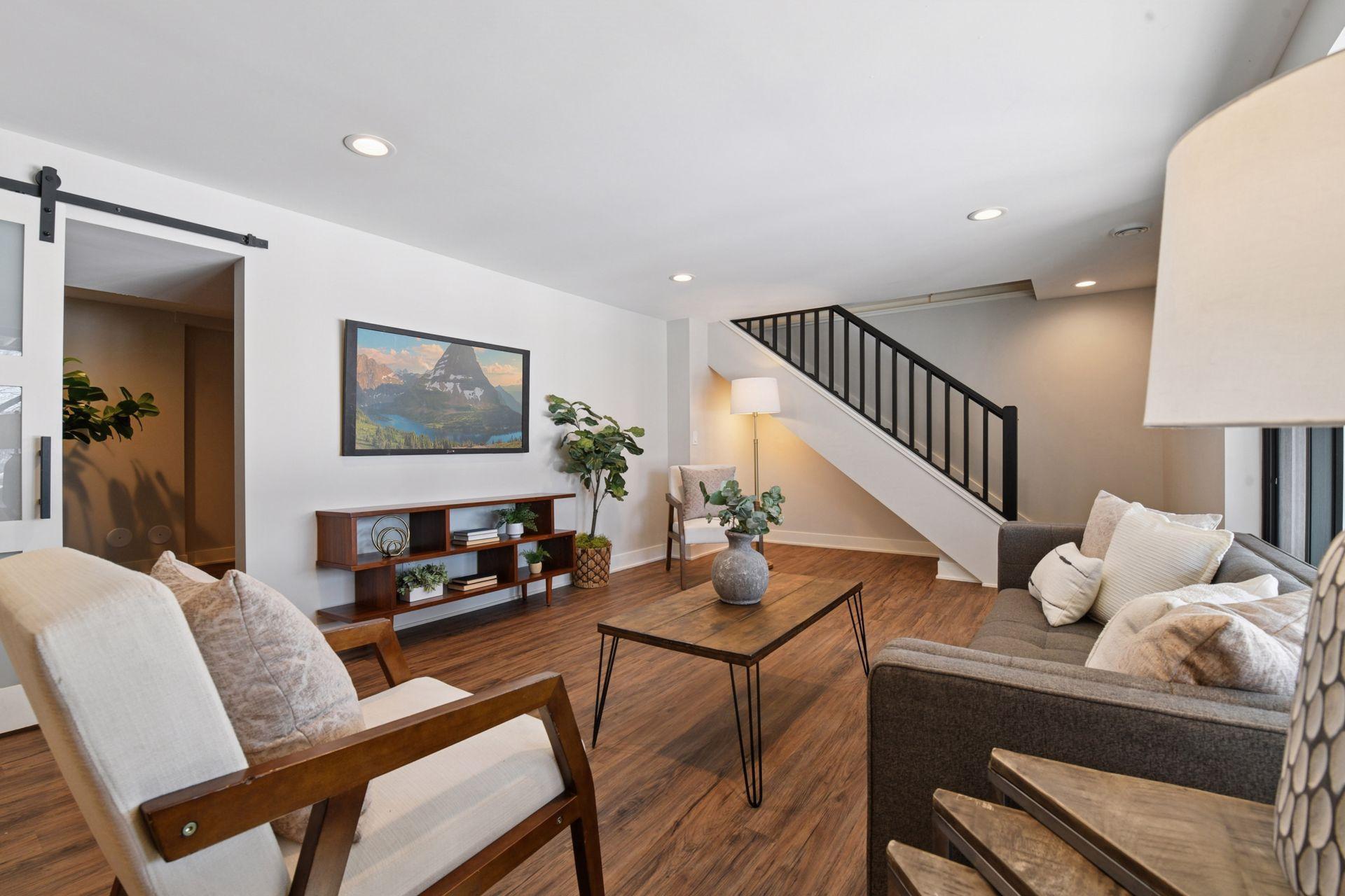 Lower level family room