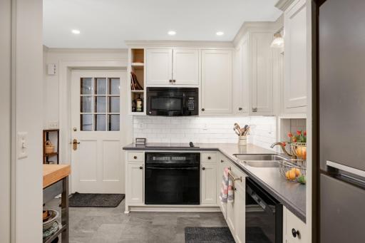 Basement kitchen with designated separate entrance.