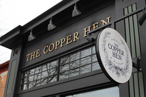 Copper Hen, Farmhouse-chic restaurant & cake bakery offering market-to-table cooking, plus beer, wine & coffee.