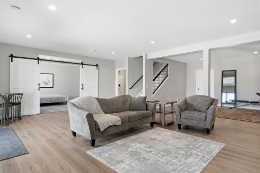 Finished Lower Level walk-out