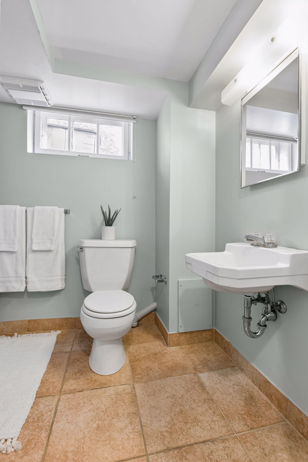 Lower level 3/4 bath