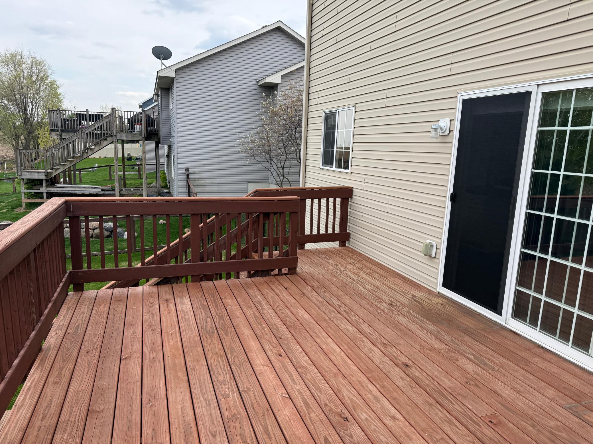 Here is an alternate view of the deck.