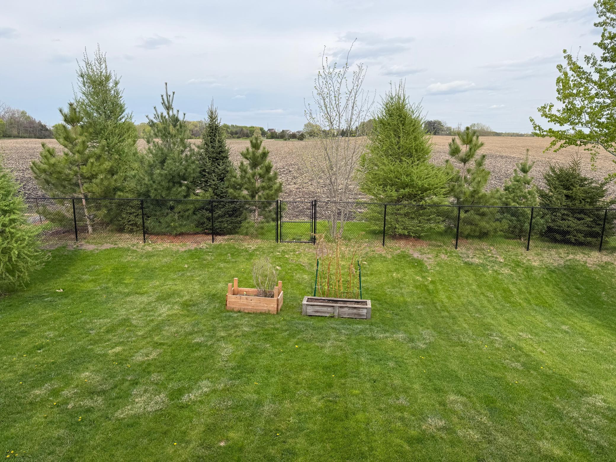 The privacy of this backyard offers peaceful views, added seclusion, and a rare sense of open space.