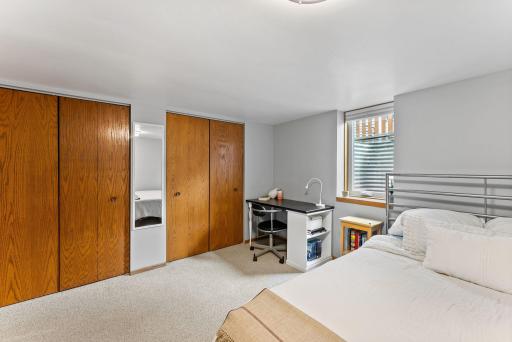 Bonus room in the basement for guests or office