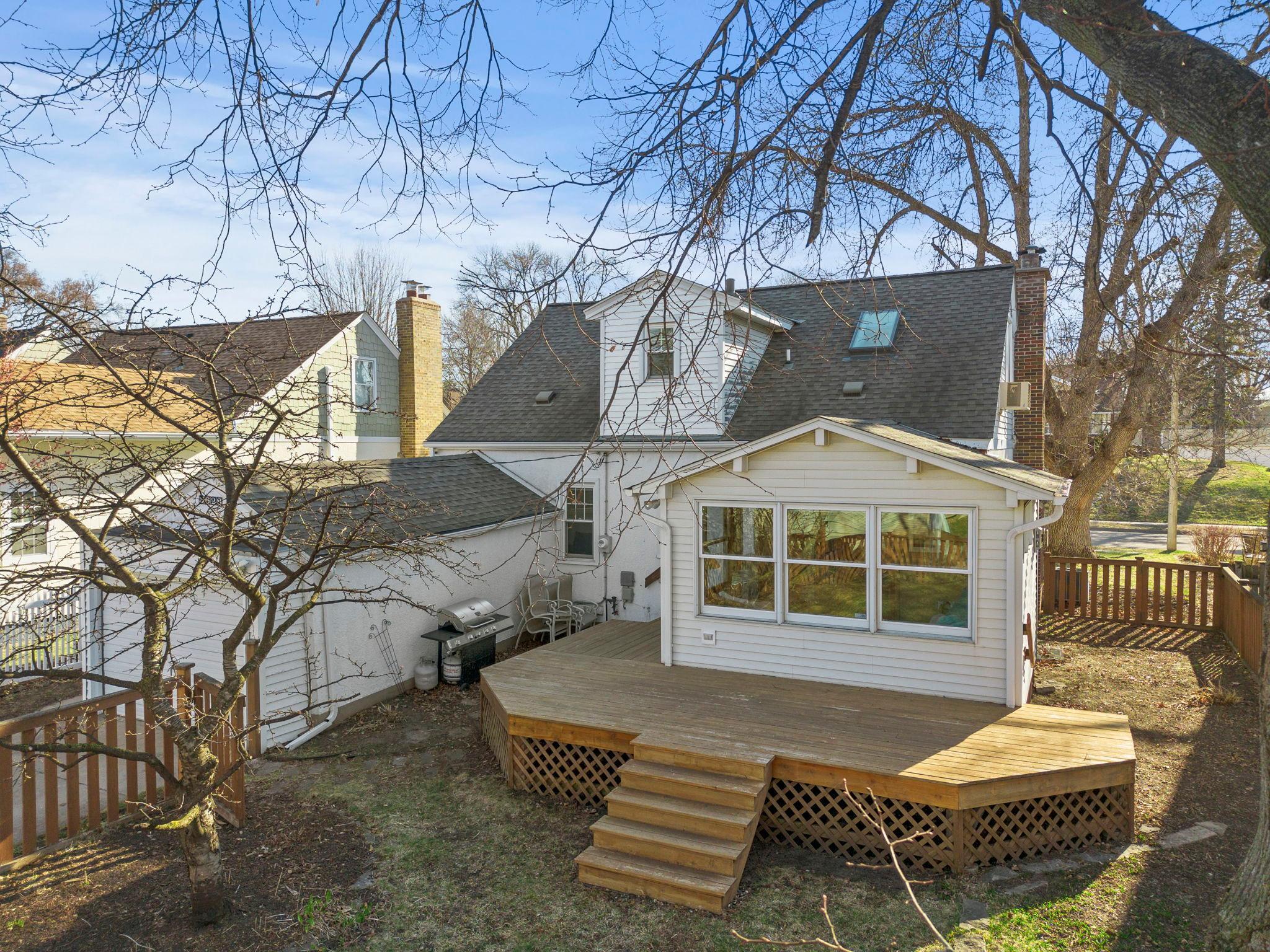 A private backyard oasis