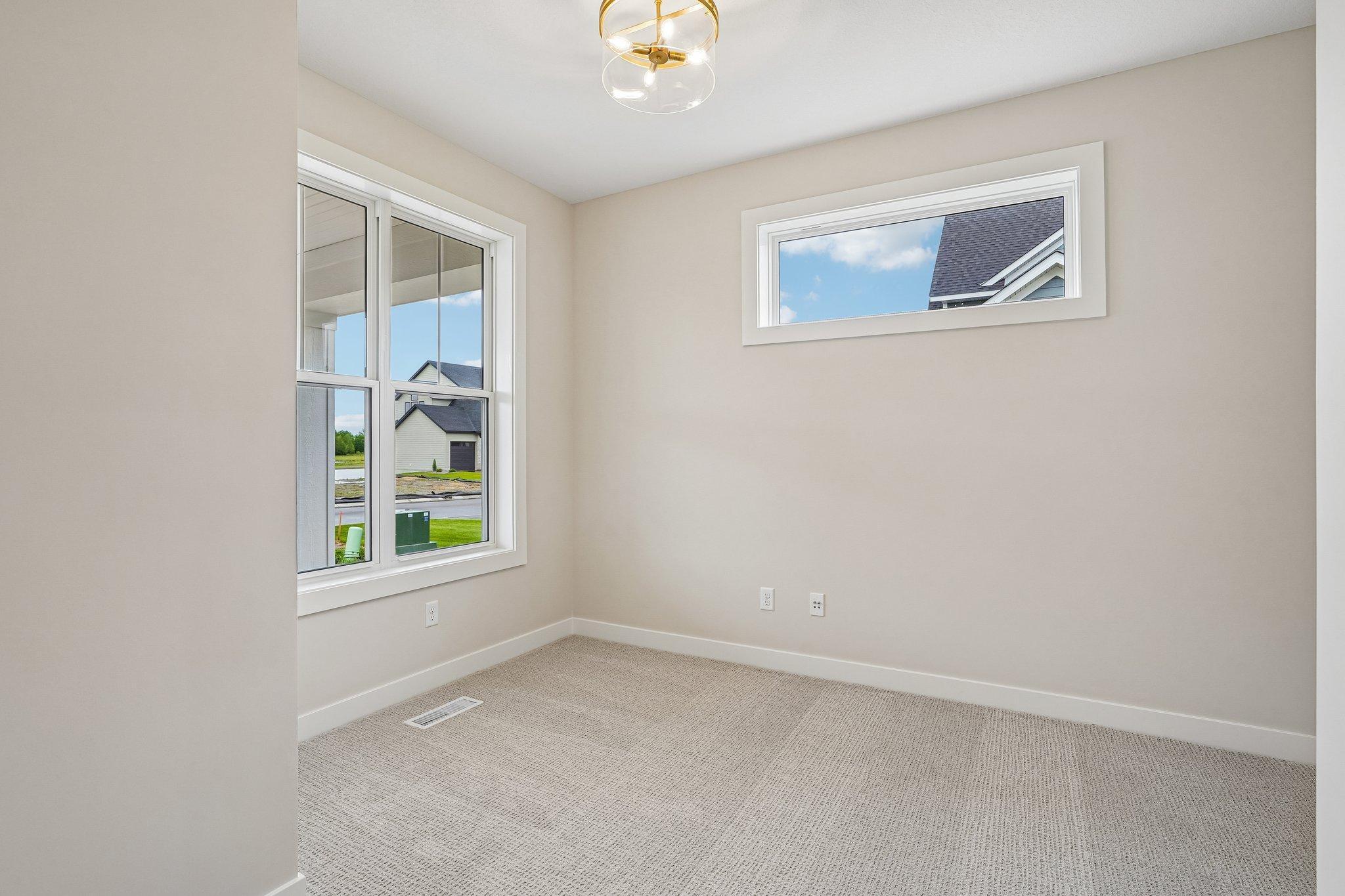 Front flex room with endless possibilities.