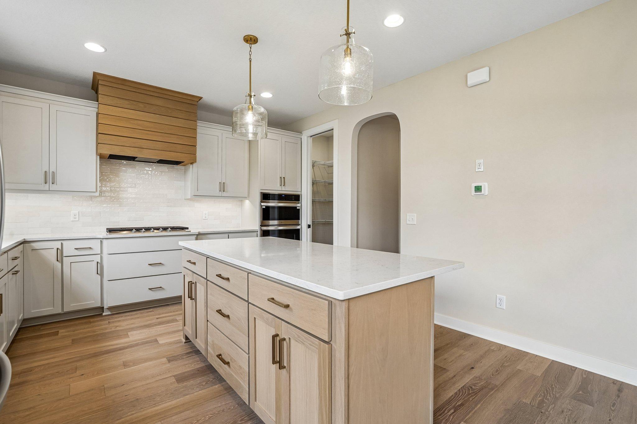 The perfect prep island with ample storage!