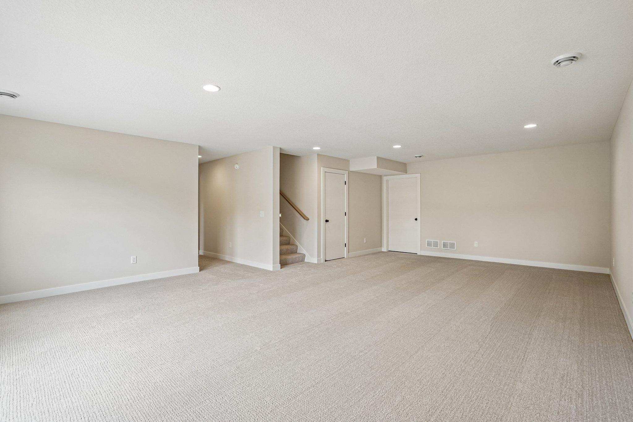 So much space to create the basement of your dreams!