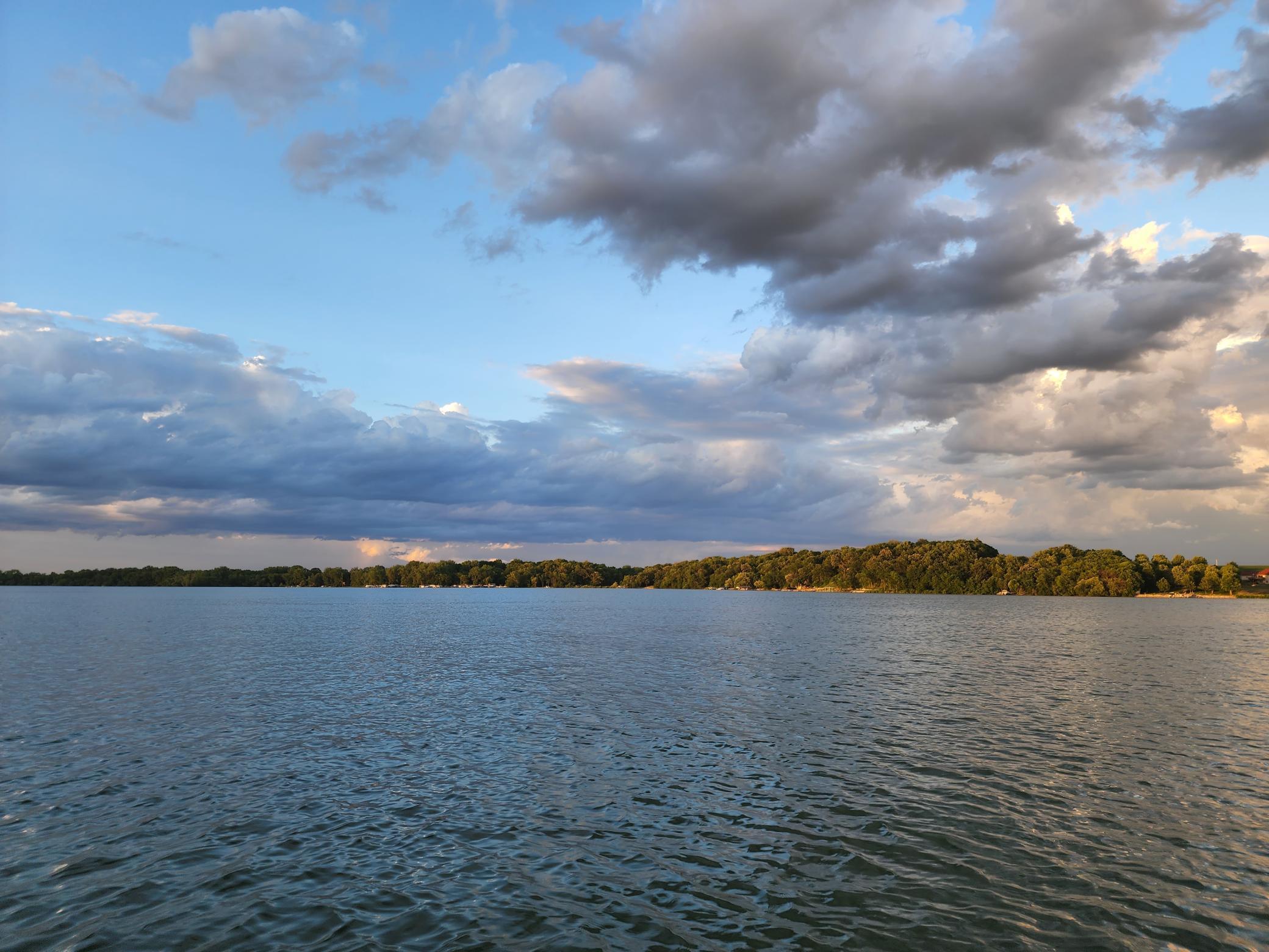 Views of Cokato Lake (sometimes with fish houses, sometimes with tubers...)