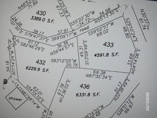 Unit 432 and 433 Survey Map