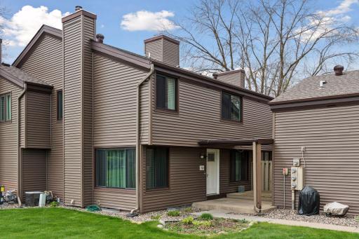 Entry way and covered patio area + Garage access