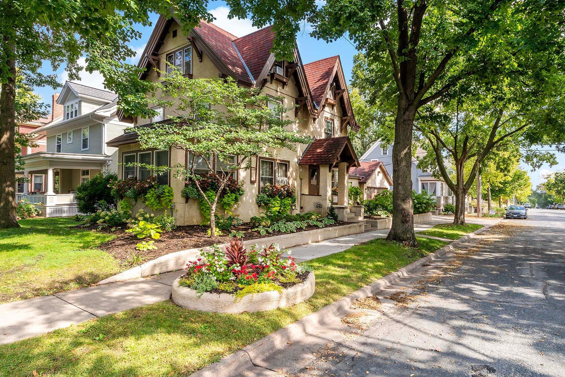 Inground irrigation and drip irrigation in the window boxes make taking care of your garden a breeze
