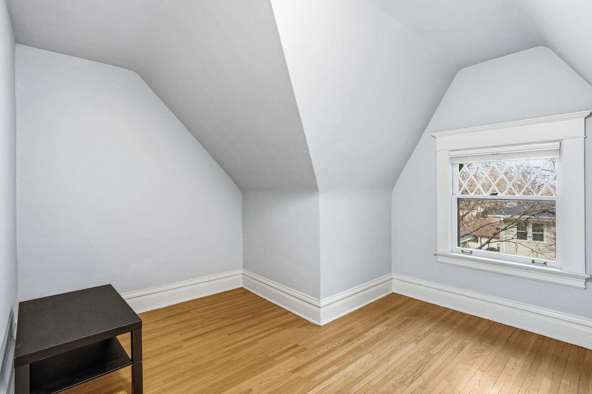 4th bedroom on third floor.