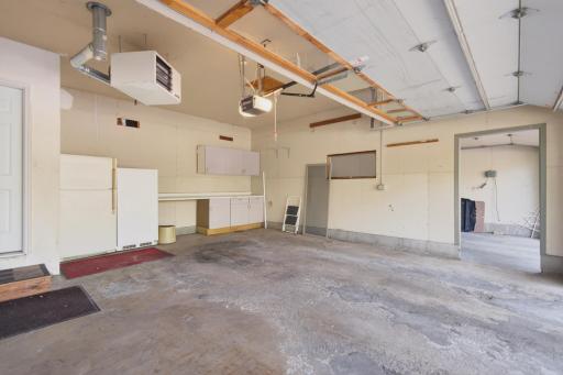 Heated Garage with Freezer and Extra Refrigerator