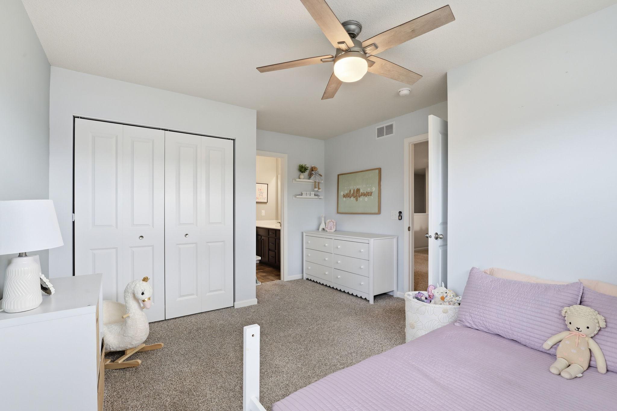 Third additional bedroom in the upper level.