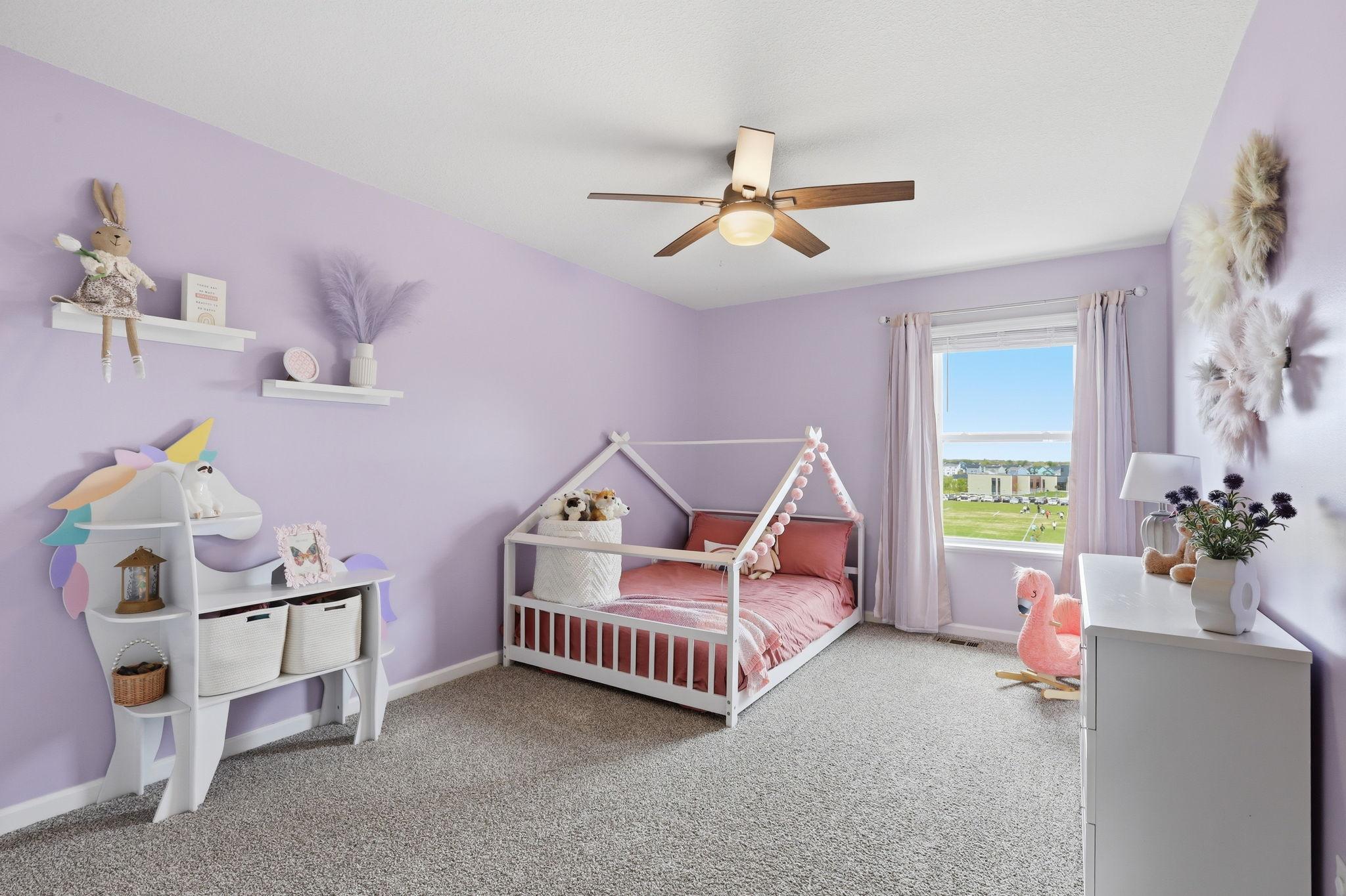Second of the three additional bedrooms.