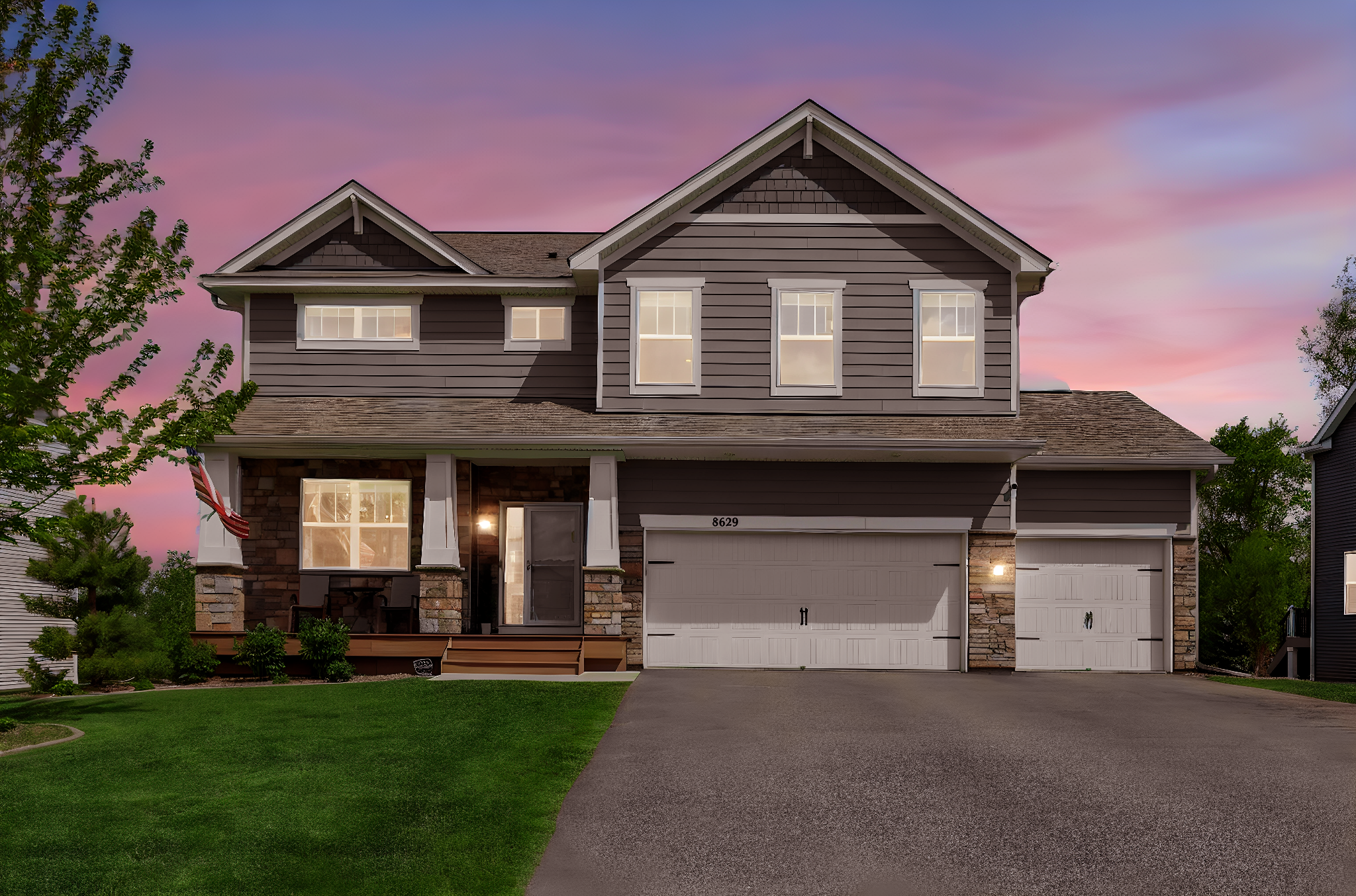 Beautiful home that features premium upgrades and designer finishes.