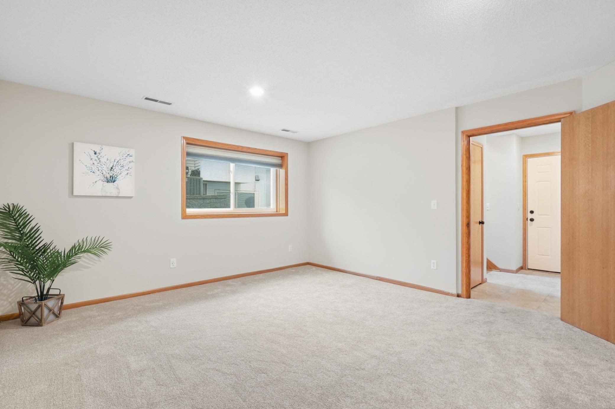 Lower level can be your 3rd bedroom or a spacious family room.