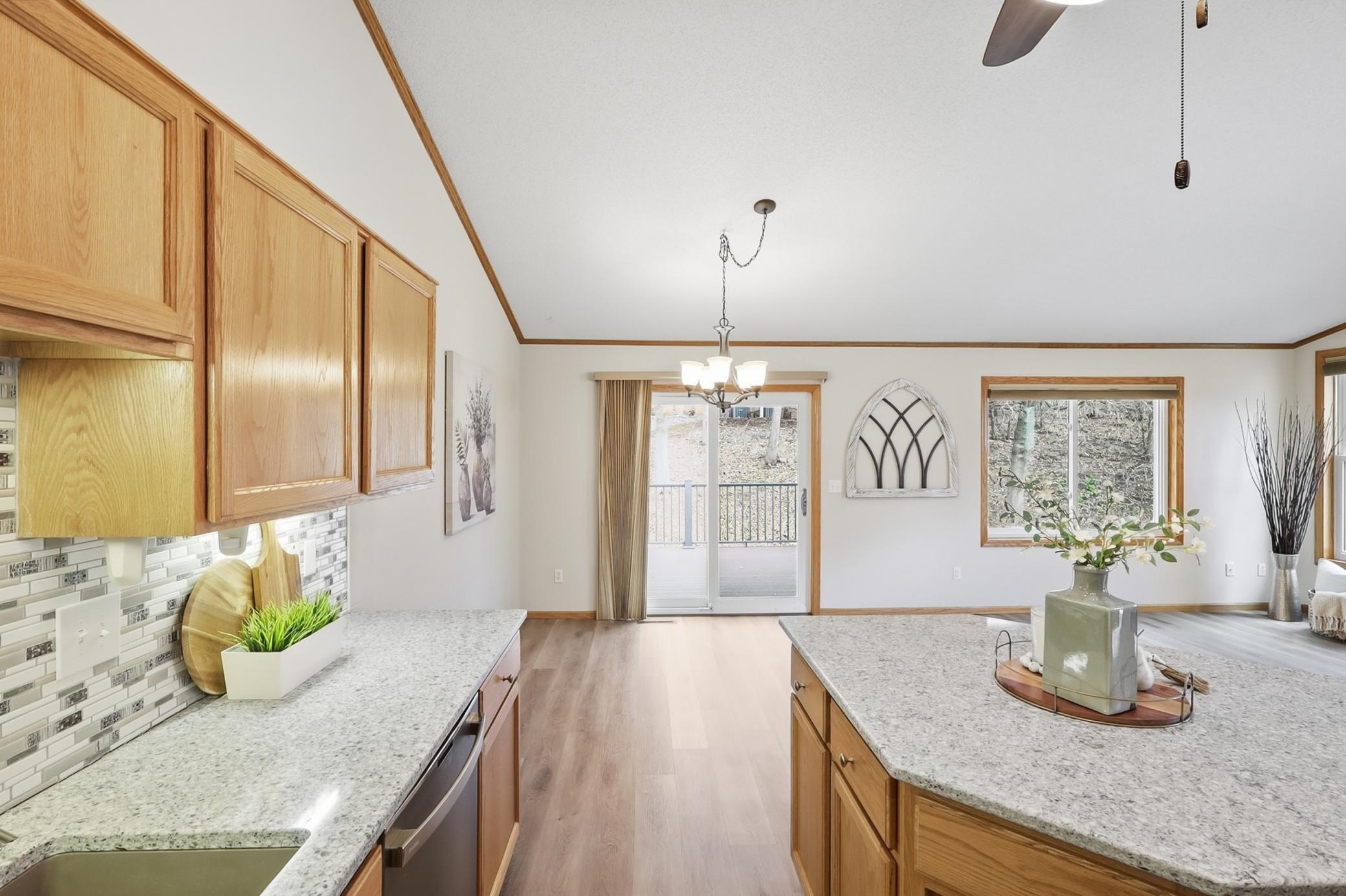 Large center island will be your favorite place to gather.