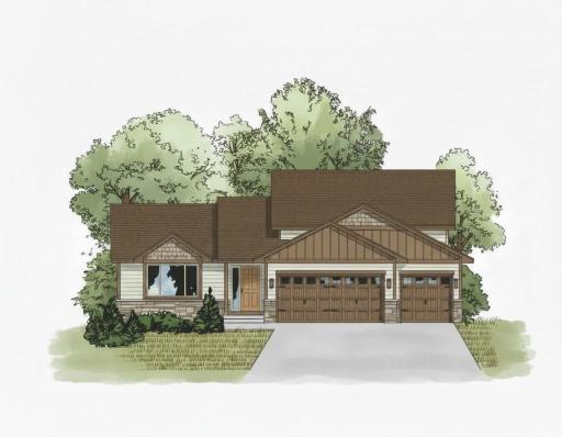 Windsor standard front elevation with rear kitchen layout. Option for a front kitchen layout.