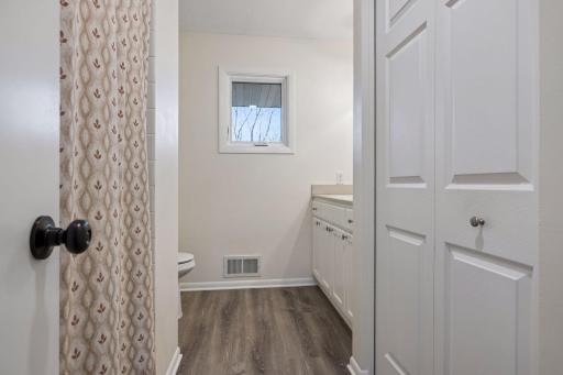 Updated upper level bathroom