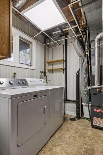 Laundry room in lower level