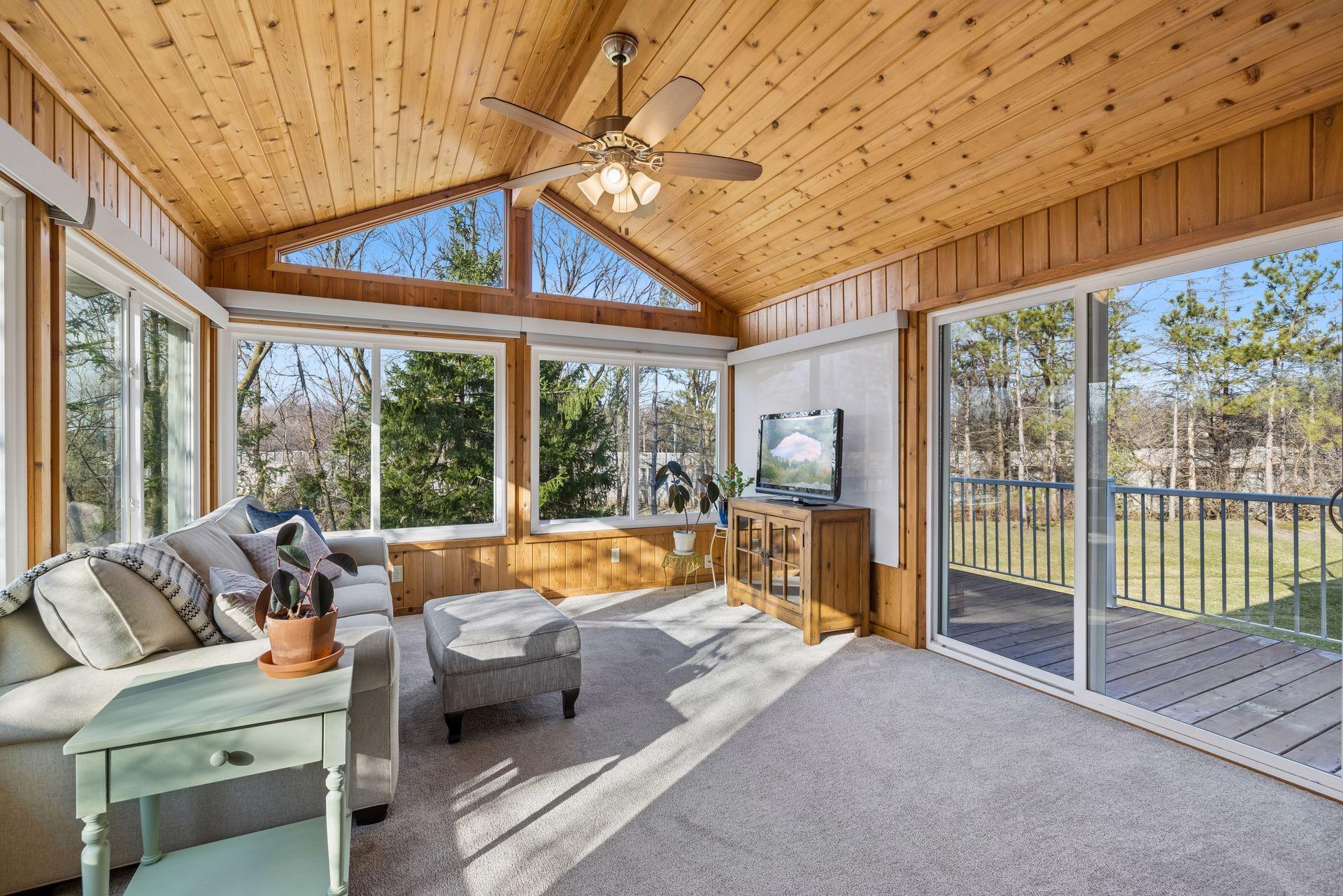 Nice grilling deck off the sliding doors