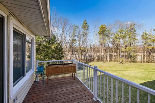 Plant an herb garden or set-up a grilling deck area
