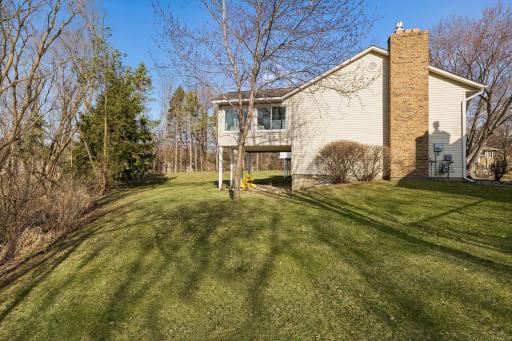 Huge side yard and great backyard for playing