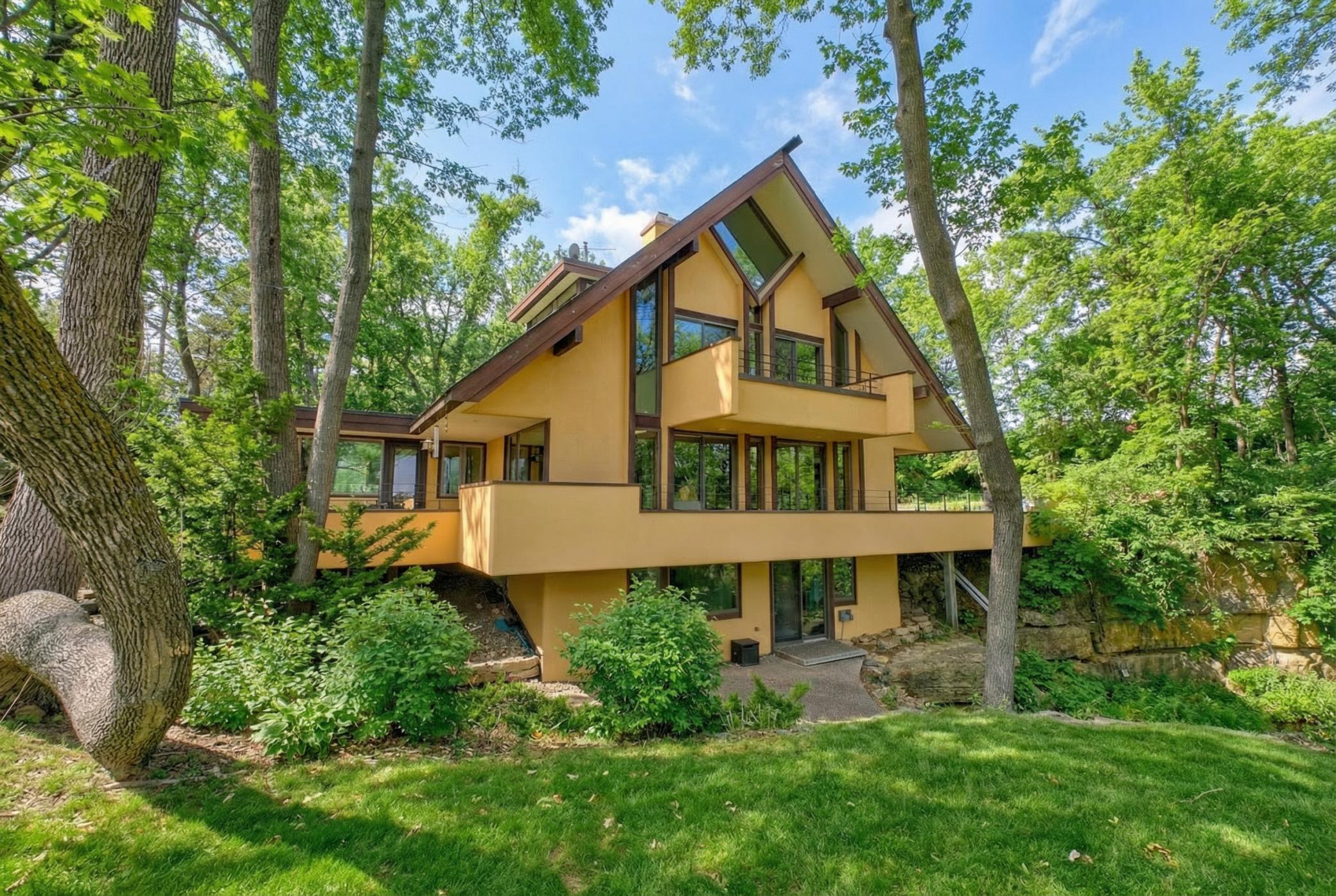 Home faces east with amazing views of the St. Croix River
