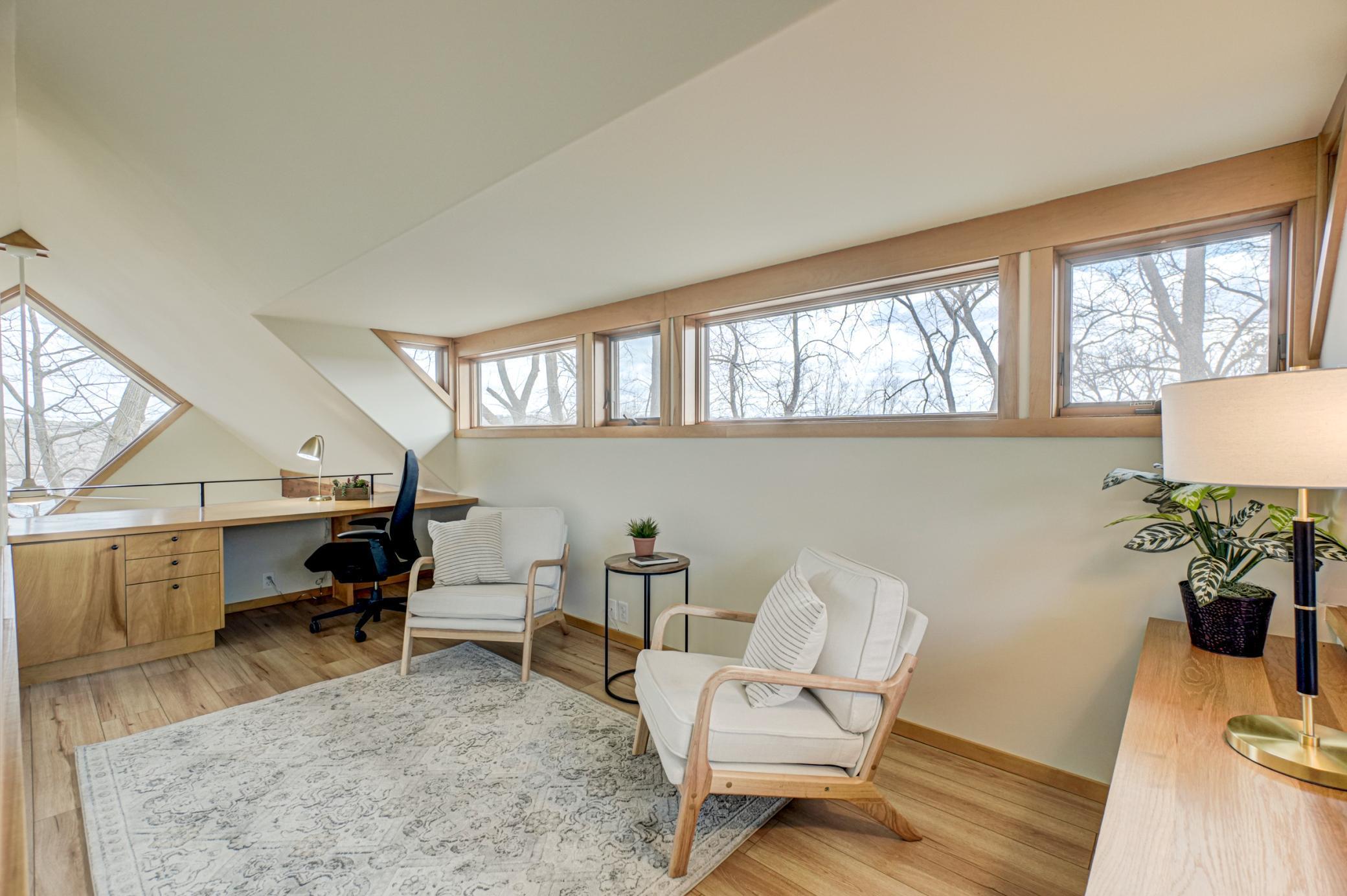 The eagle's nest is a place to work, think, or read