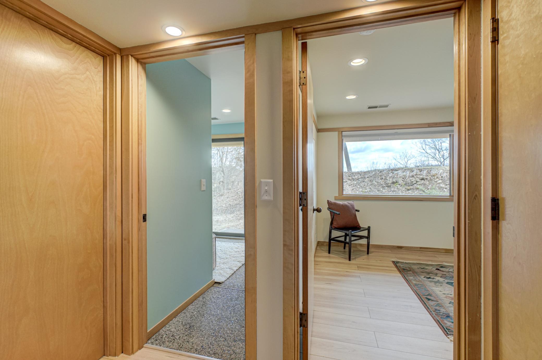 Lower level bath and bedroom