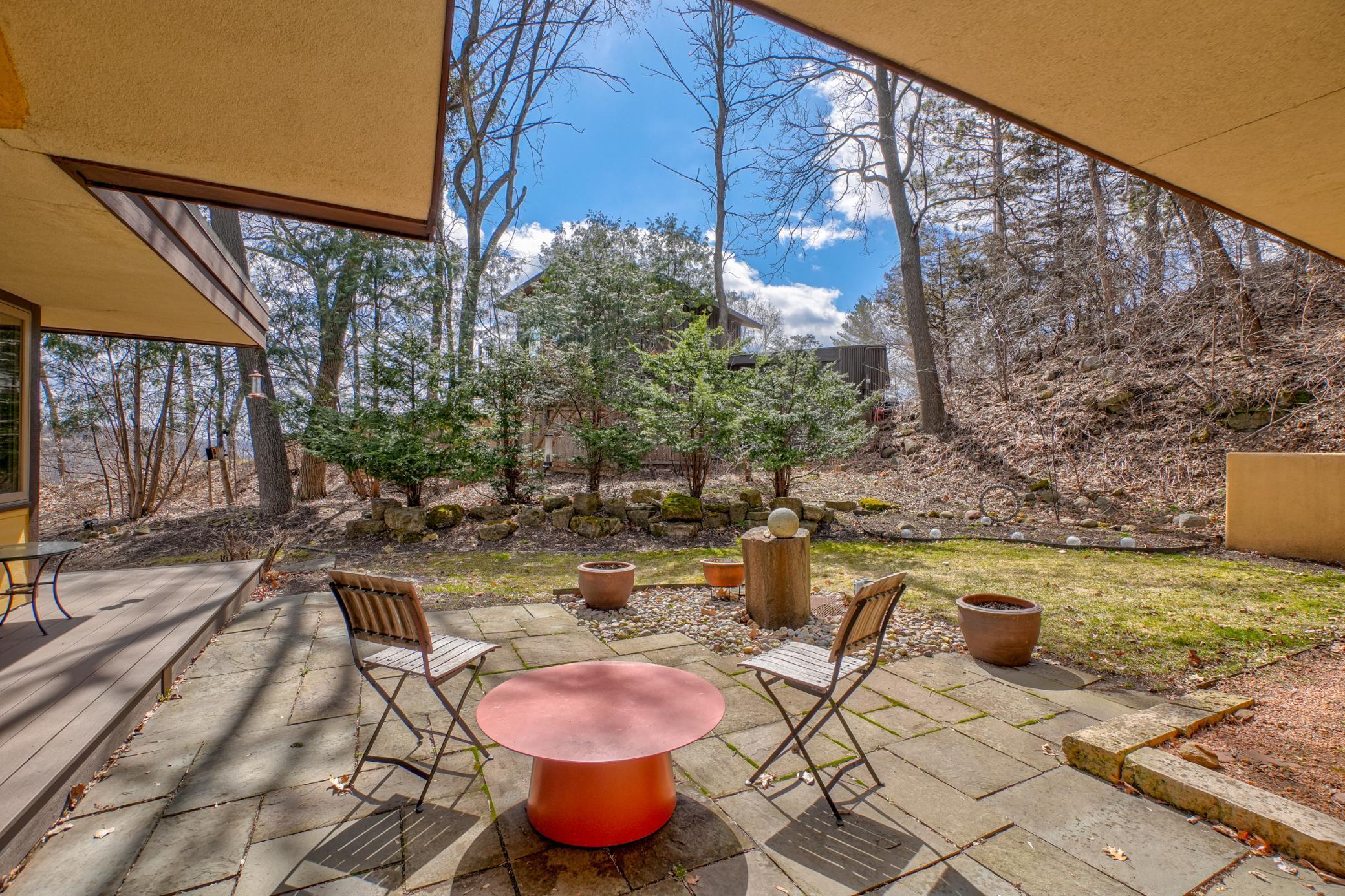 Patio area to the west, off the four season room