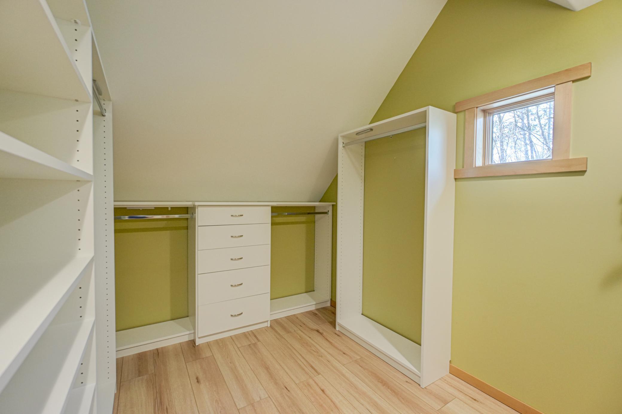 Primary walk-in closet